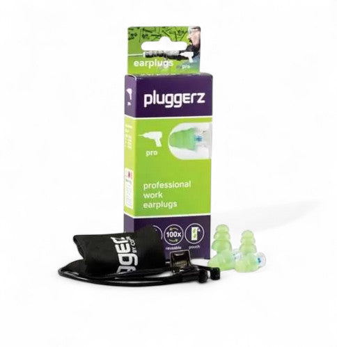 Bouchons d’oreilles Pluggerz Bricolage – Filtre 24 dB, réutilisables avec cordon et étui