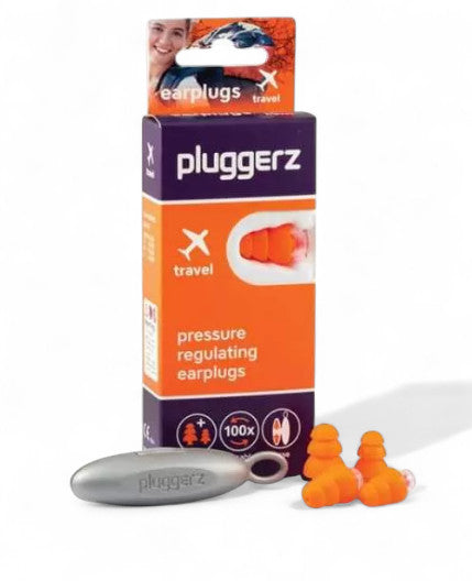 Pluggerz Travel – Bouchons de voyage régulateurs de pression, 27 dB.